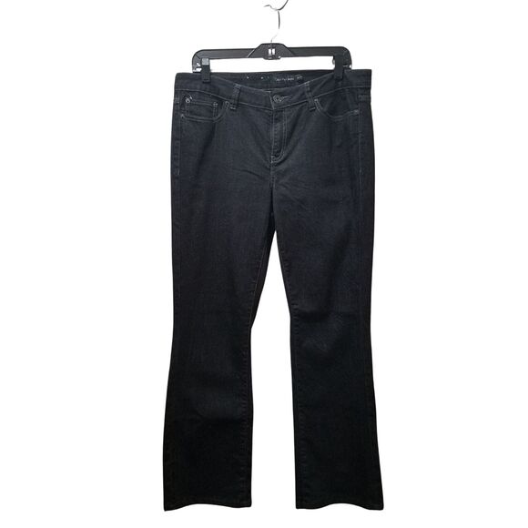 Calvin Klein Jeans Women's Size 10 Black Bootleg Denim (34x29) - Picture 1 of 4